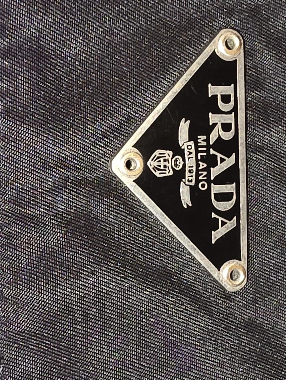 Prada Black Nylon Messenger Crossbody Bag - Picture 2 of 6